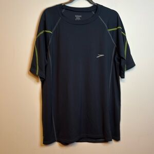 Speedo blue short sleeve athletic shirt, size XXL